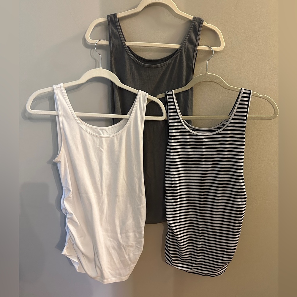 Maternity Tanks: set of 3